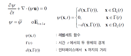 레벨셋(level set) 기법