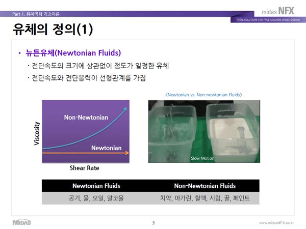 유체의 정의(1)_뉴튼 유체란